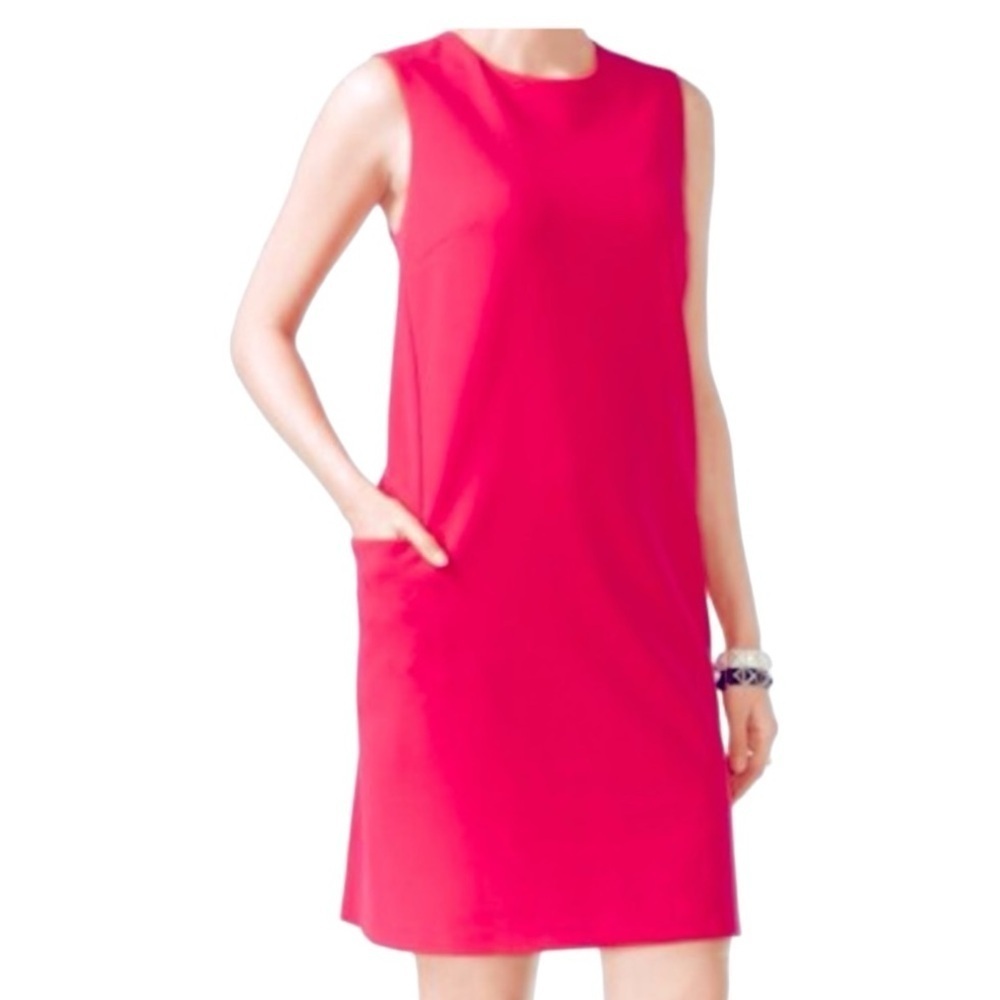 Betsey‎ Johnson Sleeveless Shift Dress Pink 4
